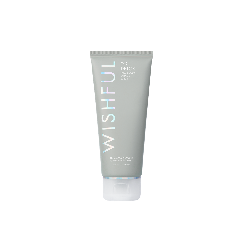 Wishful Yo Detox Charcoal Face & Body Enzyme Scrub